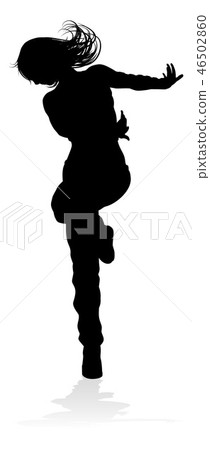 Street Dance Dancer Silhouette Street Dance Dancer Silhouette 46502860