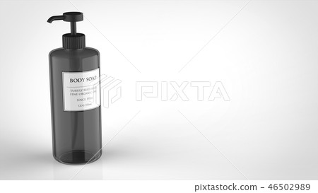 身體肥皂黑色左 46502989