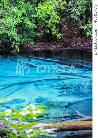 Blue pool Krabi province the amazing of Thailand. Blue pool Krabi province the amazing of Thailand. 46503478