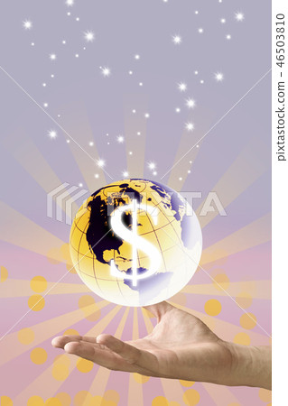 Save the world with money concept 46503810