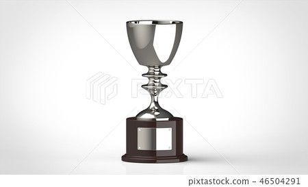 Silver trophy front 46504291