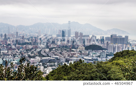 Hong Kong China Lion Rock Panorama 46504967
