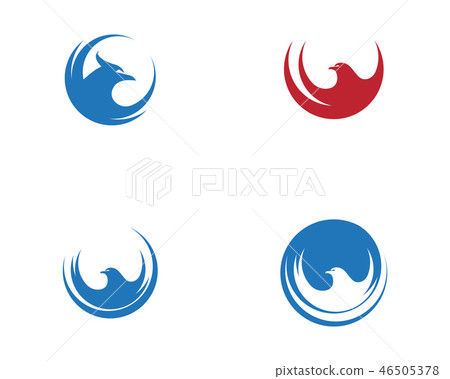 Falcon Logo Template vector 46505378