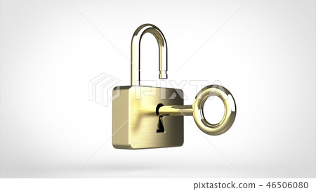 掛鎖和鑰匙金解鎖 46506080