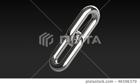 Link icon silver black background Link icon silver black background 46506379