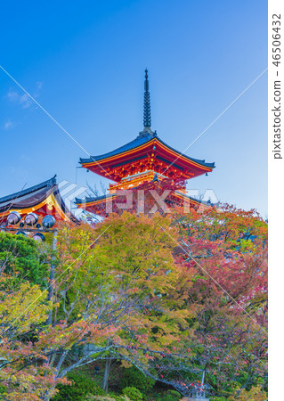 清水寺三重塔，京都秋天 46506432