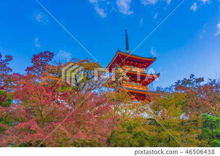 Kiyomizu-dera Mie Tower, Autumn in Kyoto 46506438