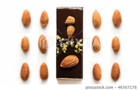 cake, chocolate, almonds 46507178