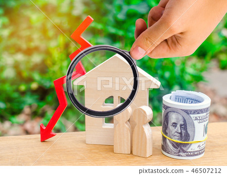 a decline in property prices. population decline. 46507212