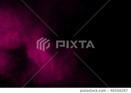 Dramatic purple smoke clouds. 46508267