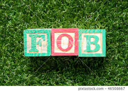 Color wood block in word FOB 46508667