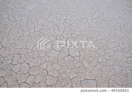 Dry soil and cracked earth background texture, global warming in San Juan, Argentina, South America 46508983