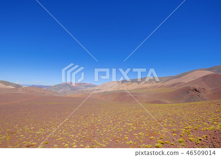 Beautiful mountain landscape in the Argentine Andes, near Laguna Brava, Paso Pircas Negras Beautiful mountain landscape in the Argentine Andes, near Laguna Brava, Paso Pircas Negras 46509014