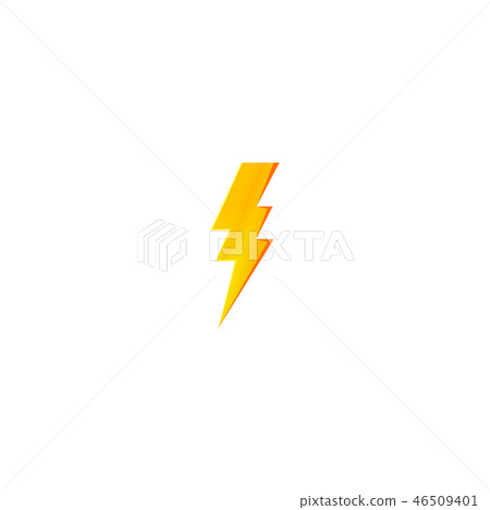 Flash and thunder bolt icon. Flash and thunder bolt icon. 46509401