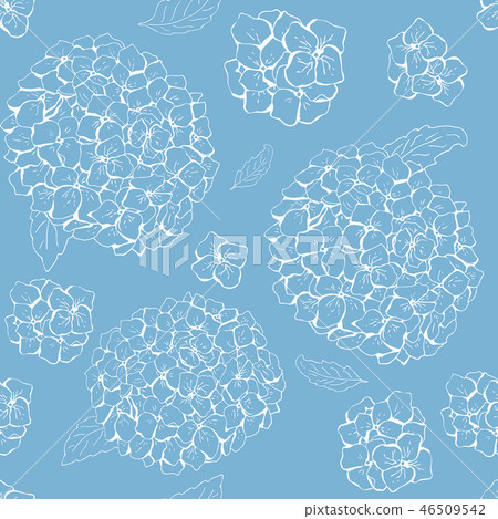 Vector botanical seamless pattern with... - Stock Illustration ...
