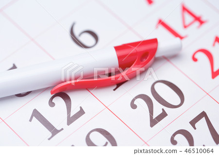 Paper calendar. Paper calendar. 46510064