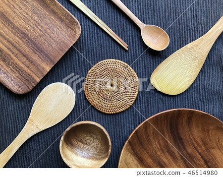 Daily necessities of natural wood materials 46514980