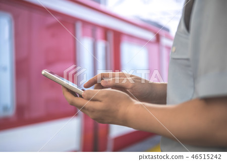車站圖像（為攝影而設的車站設施和火車） 46515242