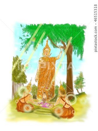 Buddha birthday party 46515318