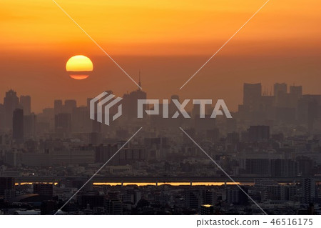 Scenery of Ilink Town Observatory in Ichikawa City, Chiba Prefecture Scenery of Ilink Town Observatory in Ichikawa City, Chiba Prefecture 46516175