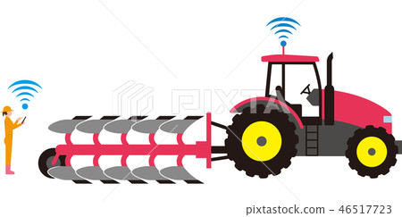 Automated agricultural tractor and plow 46517723