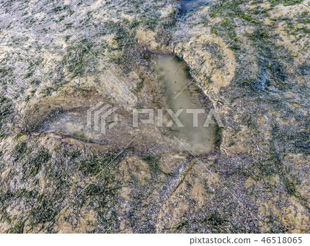 The famous Dinosaur footprints at An Corran beach by Staffin on the isle of Skye The famous Dinosaur footprints at An Corran beach by Staffin on the isle of Skye 46518065