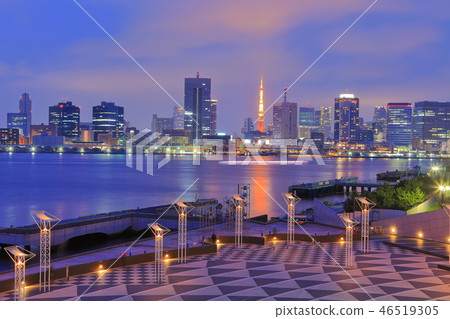 東京港夜景 46519305