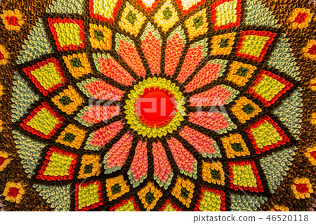 Doormat texture colorful background Doormat texture colorful background 46520118