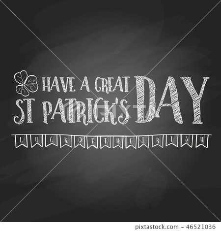 Lettring for Saint Patricks Day 46521036