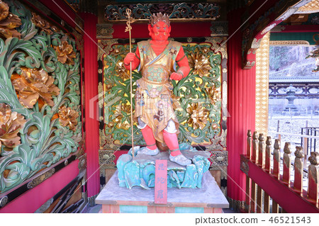 The city of Nikko Sanwaouji Daisho-in Temple Yashamon 46521543