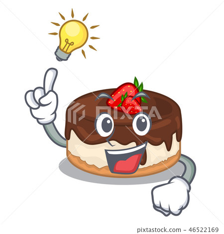 Have an idea cake berries with cream on mascot Have an idea cake berries with cream on mascot 46522169
