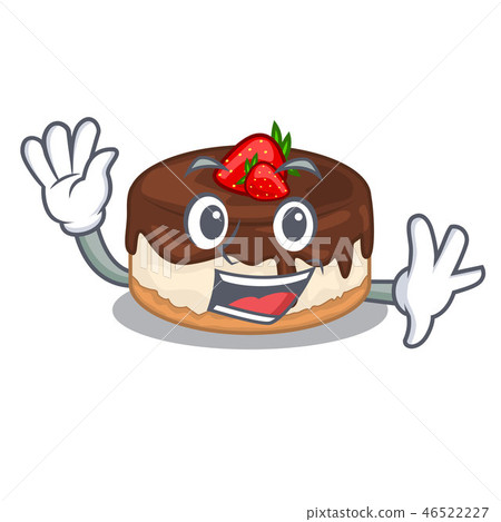 Waving cake berries in character that fresh Waving cake berries in character that fresh 46522227