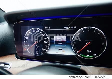 Luxury car dashboard Luxury car dashboard 46522488