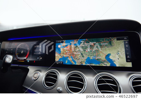 Luxury car dashboard 46522697