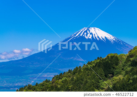 Mt. Fuji seen from Lake Ashi Skyline 46522712