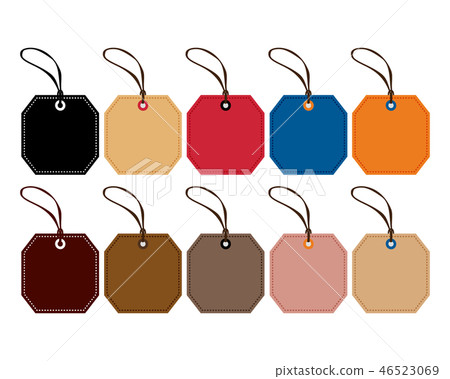 Tag frame frame sticky note - Stock Illustration [46523069] - PIXTA
