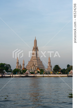 黎明寺寺廟在曼谷，泰國 46524298