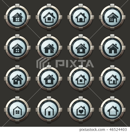 Houses icons set 46524403