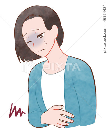 Woman / stomachache Woman / stomachache 46524424