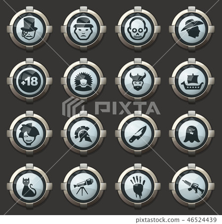 Genres of cinema icons set Genres of cinema icons set 46524439