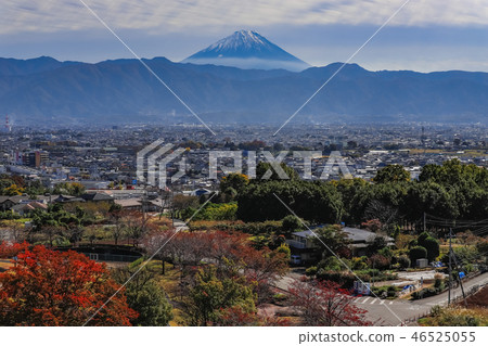 [Kanashi City, Yamanashi Prefecture] View from the Akasakadai General Park / Dragon Park Observatory in the fall 46525055