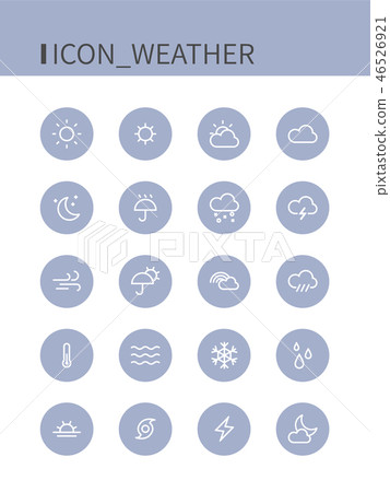 Weather icons 46526921
