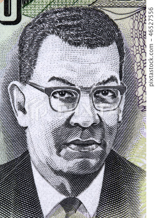 Donald Sangster portrait from Jamaican money  46527556