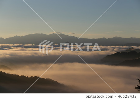 Sea of clouds in Nosakogawa village Sea of clouds in Nosakogawa village 46528432