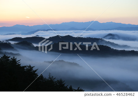 Sea of clouds in Nosakogawa village　 46528462