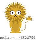 Wild Lion Cute Animal Cartoon Character For Kids 46528759