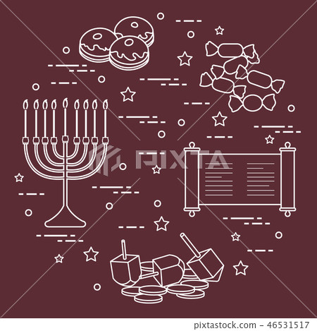 Jewish holiday Hanukkah Jewish holiday Hanukkah 46531517