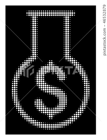 White Halftone Financial Alchemy Icon White Halftone Financial Alchemy Icon 46532879