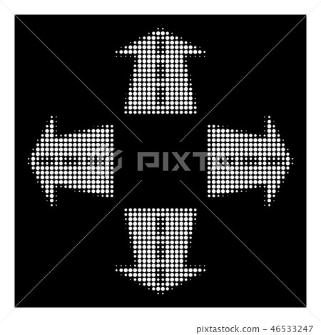 White Halftone Road Directions Icon White Halftone Road Directions Icon 46533247