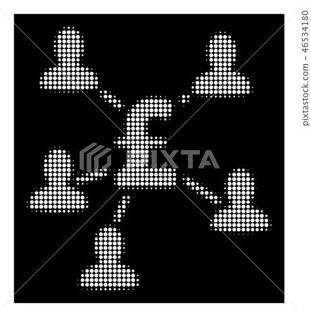 White Halftone Pound Payment Clients Icon White Halftone Pound Payment Clients Icon 46534180
